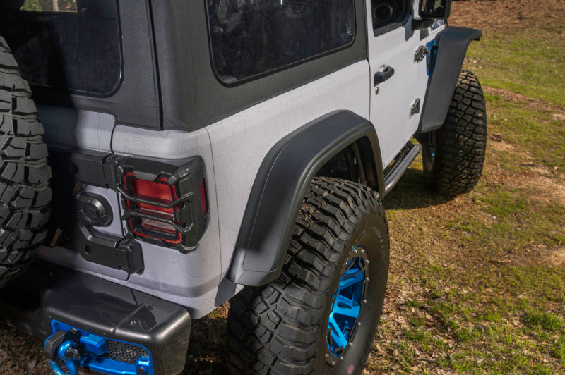 Rugged Ridge Max Terrain Fender Flare Set F &amp; R 18-22 Jeep Wrangler JL - 11640.51