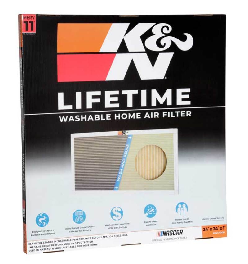 K&N HVAC Filter - 24 x 24 x 1 - HVC-12424