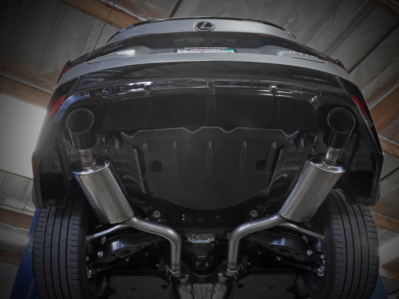 aFe Lexus IS350 14-22 V6-3.5L Takeda Axle-Back Exhaust System- Carbon Fiber Tip - 49-36060-C