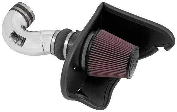 K&N 2016 Chevy Camaro SS 6.2L V8 F/I Typhoon Intake System - 69-4534TP for 2016-2024 Chevrolet Camaro - front view