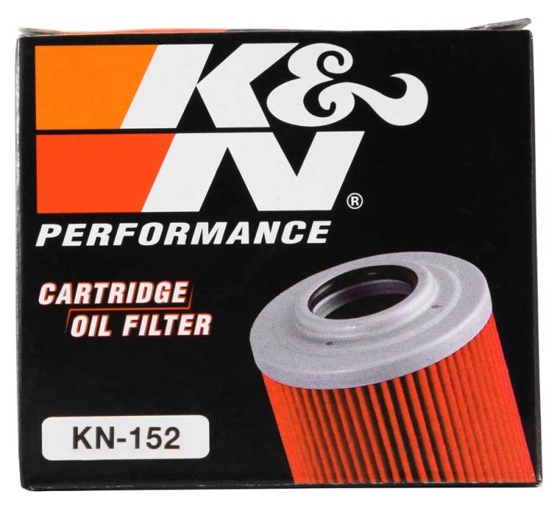 K&amp;N Aprilia / Bombardier / Can-Am / Ski Doo 2.219in OD x 2.969in H Oil Filter - KN-152