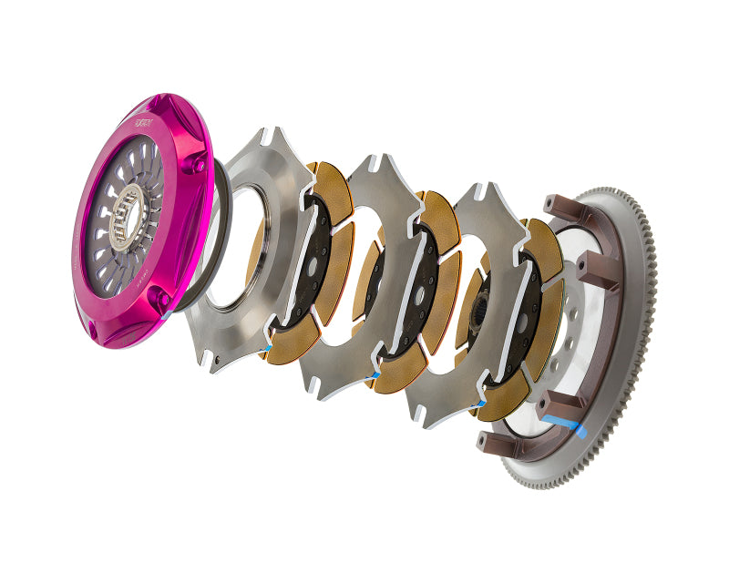 Exedy 2008-2015 Mitsubishi Lancer Evolution GSR L4 Hyper Triple Cerametallic Clutch Rigid Disc - MM063HB