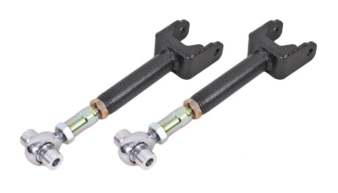 BMR 64-67 A-Body Upper Control Arms On-Car Adj. Rod Ends - Black Hammertone - UTCA044H