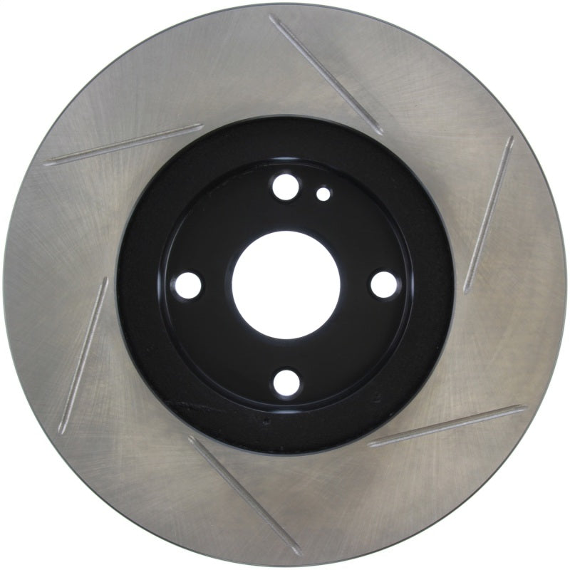 StopTech Power Slot 01-05 Mazda Miata Sport Suspension/Turbo SportStop Slotted Front Right Rotor - 126.45061SR
