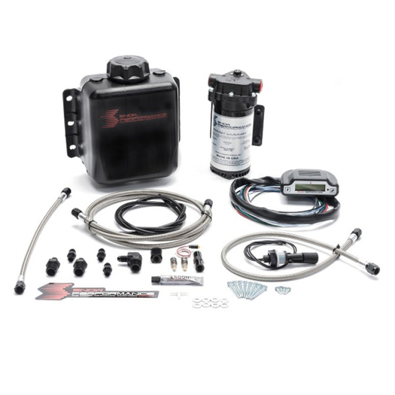 Snow Performance Stg 3 Boost Cooler DI 2D MAP Prog. Water Injection Kit (SS Braided Line &amp; 4AN) - SNO-320-BRD