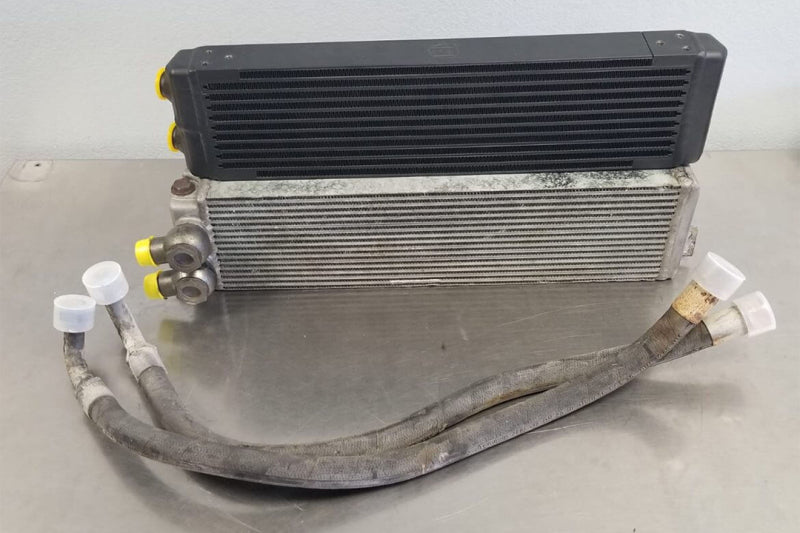 CSF Universal Dual-Pass Oil Cooler (RS Style) - M22 x 1.5 - 24in L x 5.75in H x 2.16in W - 8110