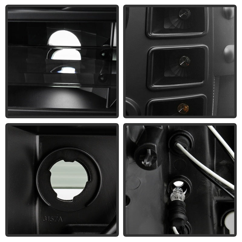 Spyder GMC Sierra 1500/GMC Sierra Denali 08-13 Projector LED Halo- LED All Blk PRO-YD-GS07-HL-BKV2 - 5086020