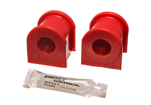 Energy Suspension 05-07 Scion tC Red 21mm Front Sway Bar Bushing Set - 8.5131R for 2005-2007 Scion tC - front view