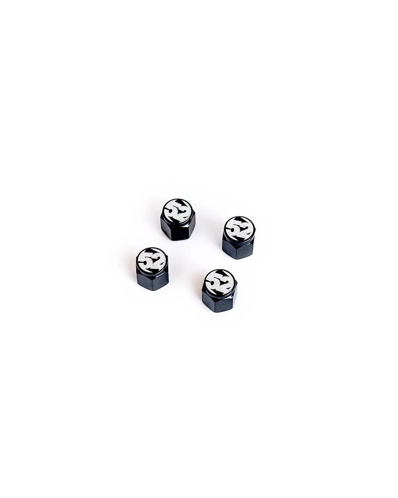 Fifteen52 Valve Stem Cap Set - Black - 4 Pieces - 52-VALVE-PACK-BLACK