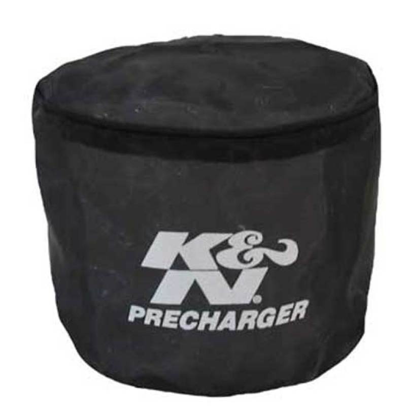 K&amp;N Universal Precharger Round Straight Air Filter Wrap Black - 22-8016PK