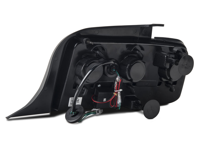 Raxiom 05-09 Ford Mustang Gen5 Tail Lights- Black Housing (Smoked Lens) - 49169