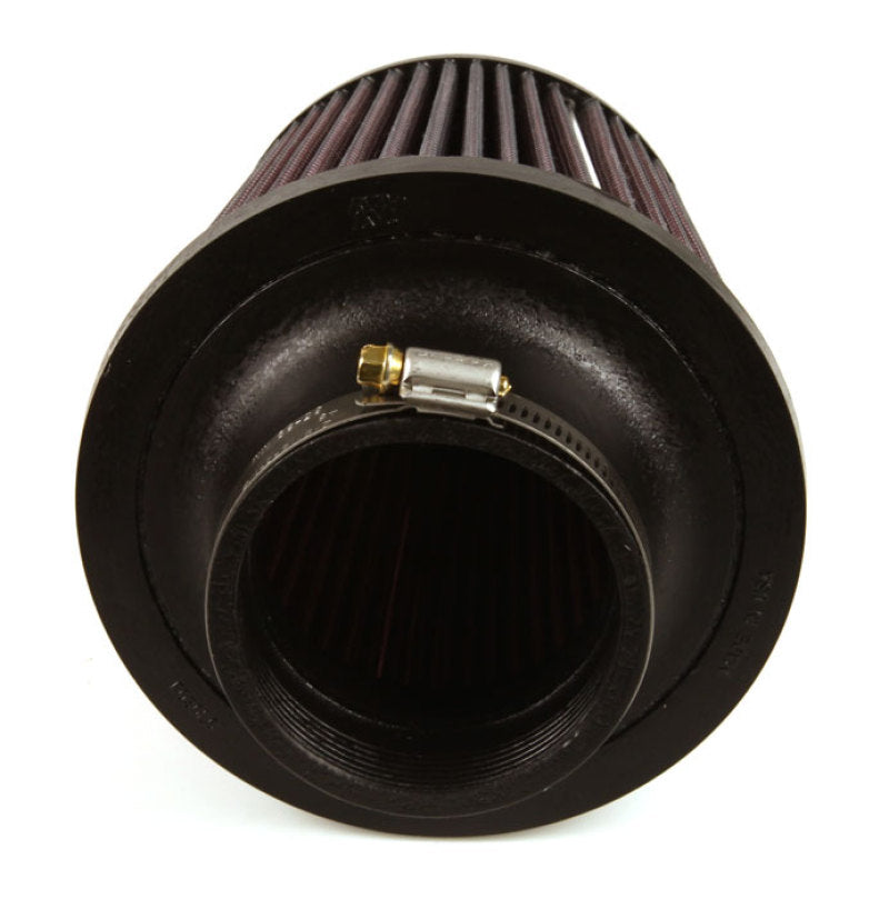 K&amp;N Universal Rubber Filter - Round Tapered 6in Base OD x 3in Flange ID x 6in H - RE-0930