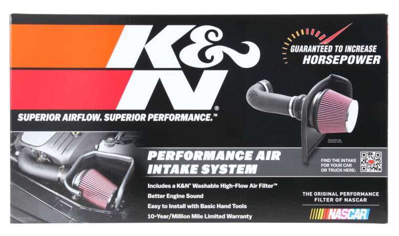 K&N 19-20 Jeep Cherokee L4-2.4L Performance Air Intake Kit - 77-1577KS
