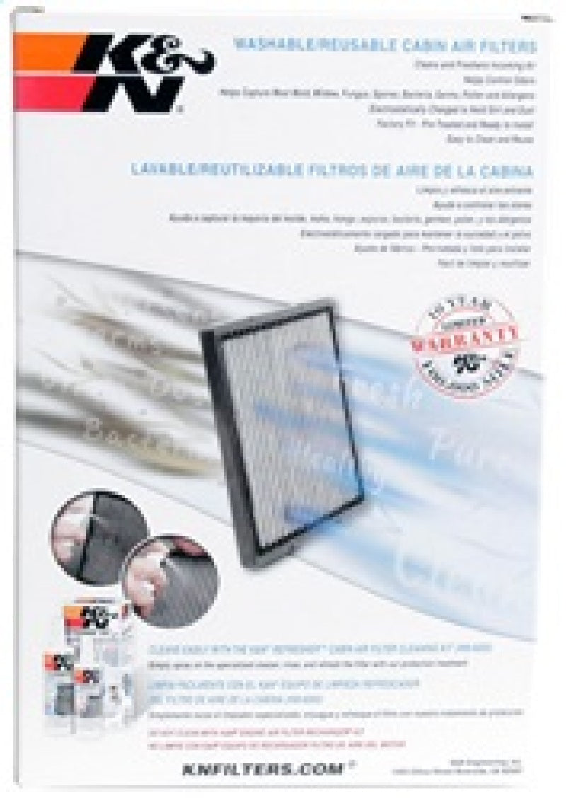 K&N 04-15 Nissan Titan 5.6L V8 F/I Cabin Air Filter - VF1002