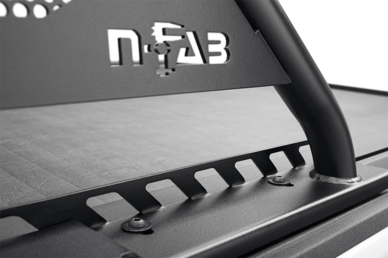 N-Fab ARC Sports Bar 20-22 Jeep Gladiator - Textured Black(Roll-N-Lock Cover Fitment Only) - J19BR-RLT