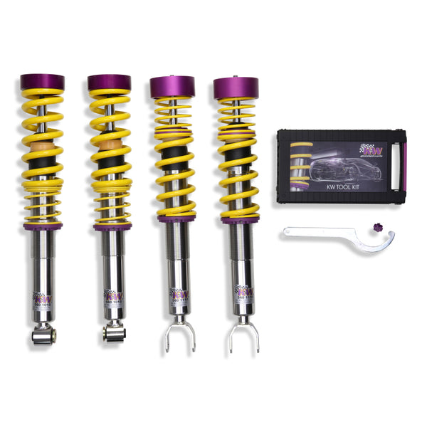 KW Coilover Kit V3 Toyota Supra MK IV (JZA8x) - 35256010 for 1993-2002 Toyota Supra - front view