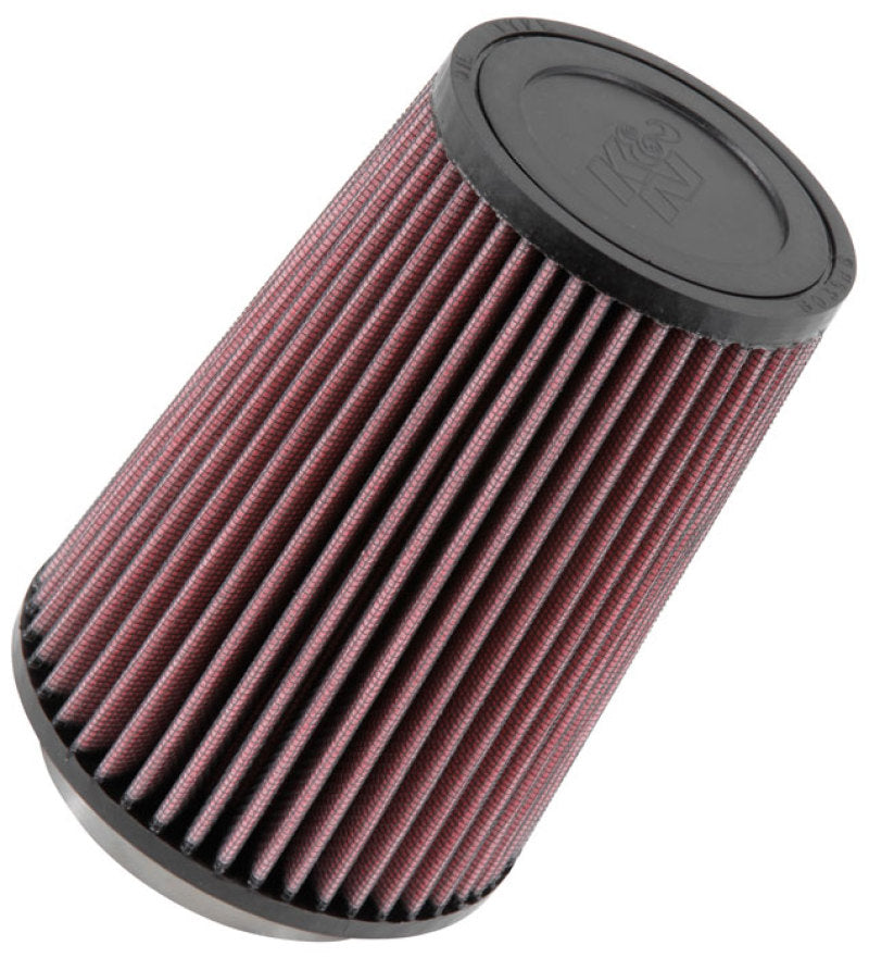 K&amp;N Universal Rubber Filter Round Tprd 3.313in Flange ID x 4.75in Base OD x 3.5in Top OD x 6.5in H - RU-2710