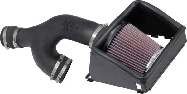 K&N 2017-2018 Ford F-150 Ecoboost 3.5L F/I Aircharger Performance Intake - 63-2599 for 2017-2025 Ford F 150 - front view