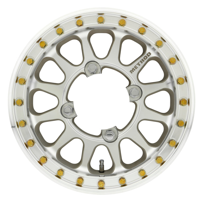 Method MR401-R UTV Beadlock 15x5 / 2.5+2.5/0mm Offset / 4x156 / 127mm CB Machined - Raw Wheel - MR40155046300B2