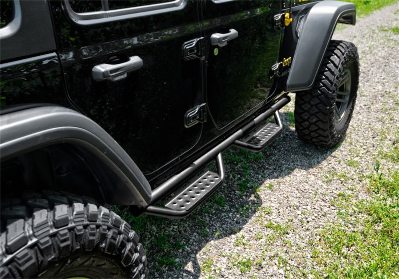 N-Fab RS Nerf Step 07-18 Jeep Wrangler JK 4DR - Full Length - Tex. Black - 507416412