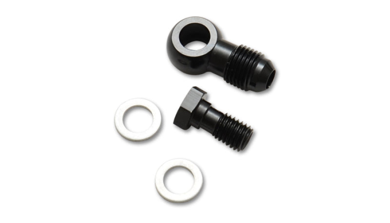Vibrant -4AN Male Banjo Fitting 10mm x 1.5 Metric Aluminum + 2 Washers - 11513