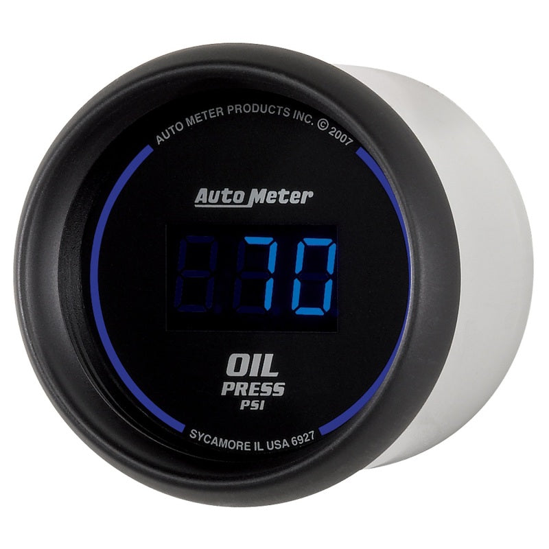 Autometer Cobalt Digital 52.4mm Black 0-100psi Oil Pressure Gauge - 6927
