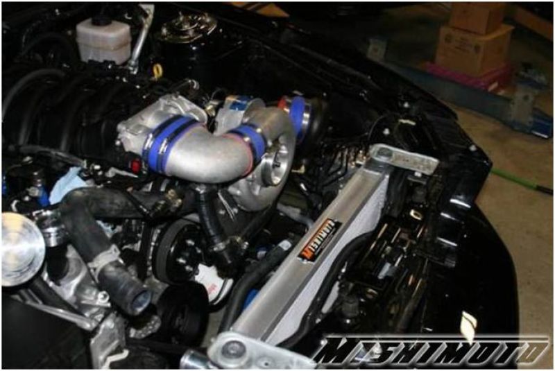 Mishimoto 05+ Ford Mustang Manual Aluminum Radiator - MMRAD-MUS-05