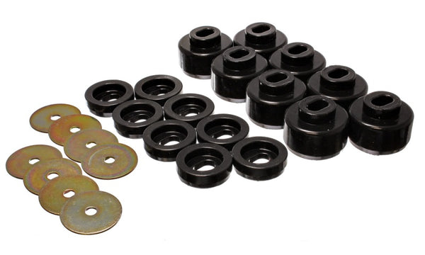 Energy Suspension 99-06 Silverado C1500/K1500/01-06 Silverado C2500/K2500 Black Body(cab) Mount Set - 3.4150G for 1999-2004 C