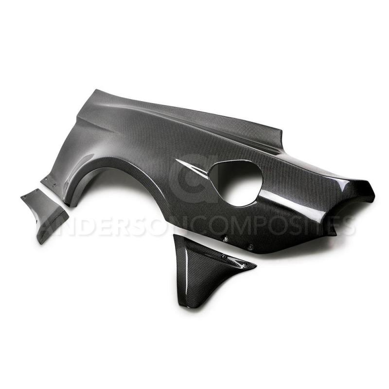 Anderson Composites 15-17 Ford Mustang Type-JTP Fender Flares (10 Piece Set) - AC-15MUWBC