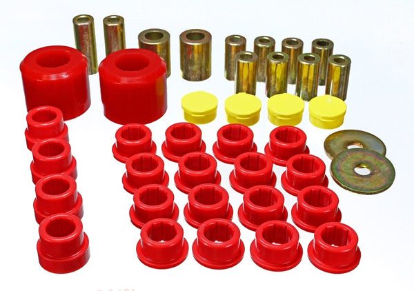 Energy Suspension 10 Chevy Camaro Red Rear End Control Arm Bushing Set - 3.3196R for 2010-2015 Chevrolet Camaro - front view