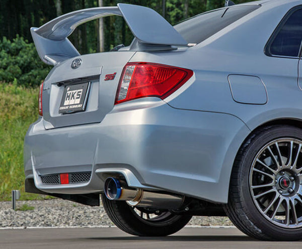 HKS RACING MUFFLER WRX STI SEDAN 11-14 USA - 31008-BF003 by HKS - front view