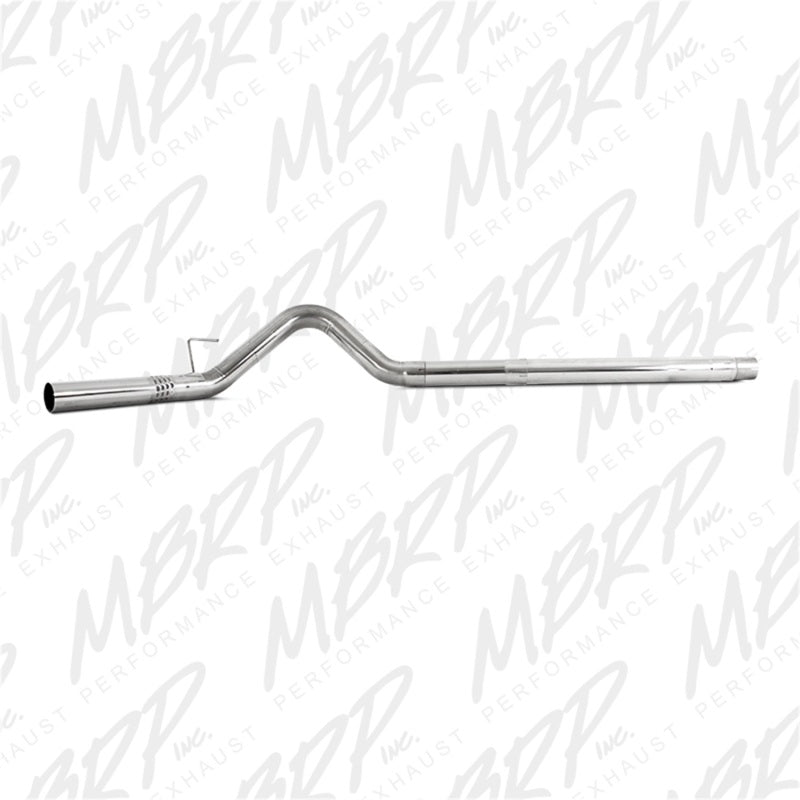 MBRP 2008-2010 Ford F250/350/450 6.4L 4in Filter Back Single No Tip Exhaust System - S6242SLM