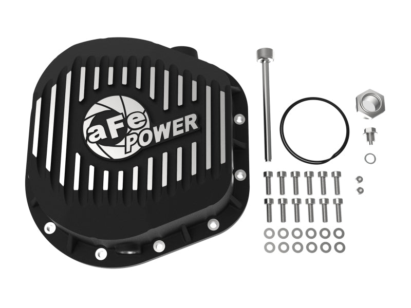aFe Power Cover Diff Rear Machined COV Diff R Ford Diesel Trucks 86-11 V8-6.4/6.7L (td) Machined - 46-70022