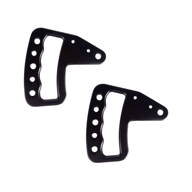 Rugged Ridge Aluminum Grab Handles Front Pair Black 07-18 Jeep Wrangler JK/JKU - 13505.51