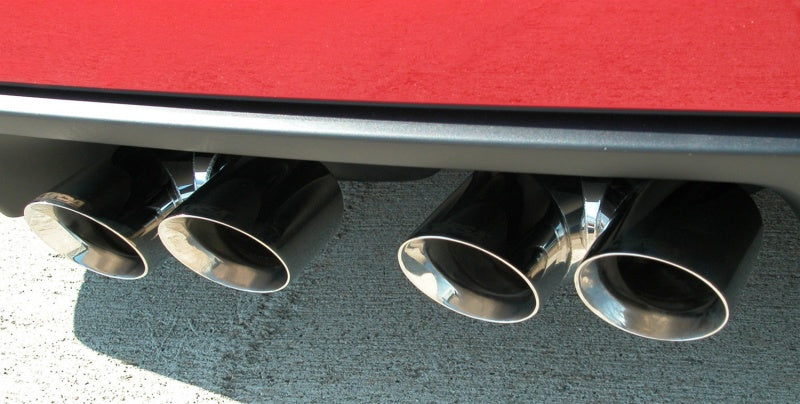 Corsa 06-13 Chevrolet Corvette C6 Z06 7.0L V8 Polished Sport Axle-Back Exhaust - 14164