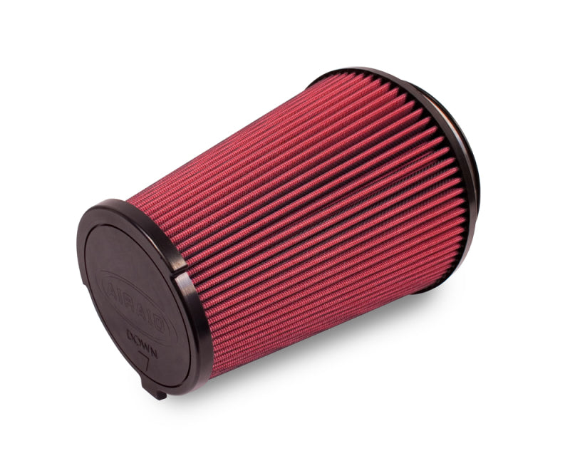 Airaid 10-14 Ford Mustang Shelby 5.4L Supercharged Direct Replacement Filter - Oiled / Red Media - 860-399 for 2010-2014 Ford