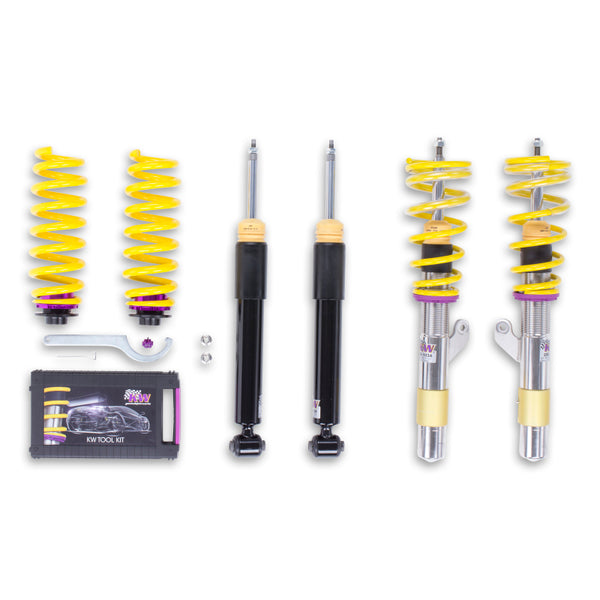 KW Coilover Kit V2 BMW 3 Series F30 6-Cyl w/o EDC - 1522000F for 2014-2021 BMW 2 Series - front view