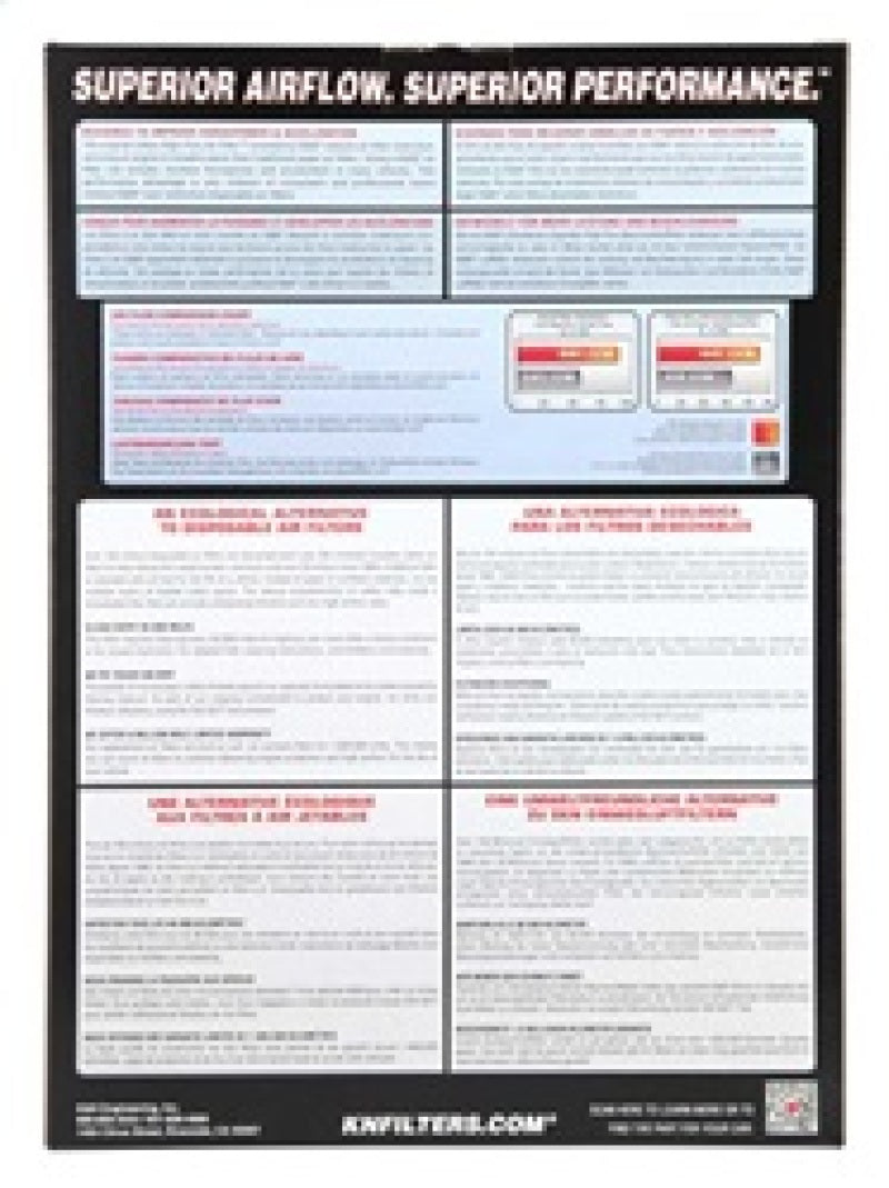 K&N Replacement Air Filter 09-13 Land Rover Range Rover / 10-13 LR4 / 10-13 Discovery - 33-2446