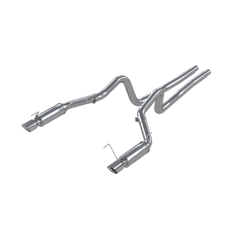 MBRP 05-09 Ford Shelby GT500 / GT Dual Split Rear Race Version, T409 4in Tips Exhaust System - S7270409