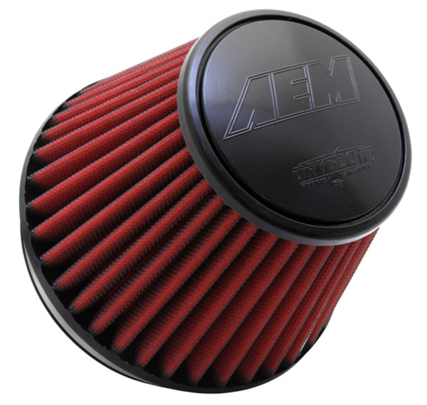 AEM 6 inch x 5 inch DryFlow Conical Air Filter - 21-209DK for 2016 Acura ILX - front view