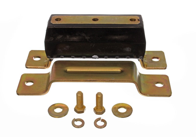 Energy Suspension GM Large 7.5C-C Black Transmission Mount (Zinc Finish) - 3.1129G for 1983-2001 Chevrolet S10 - front view