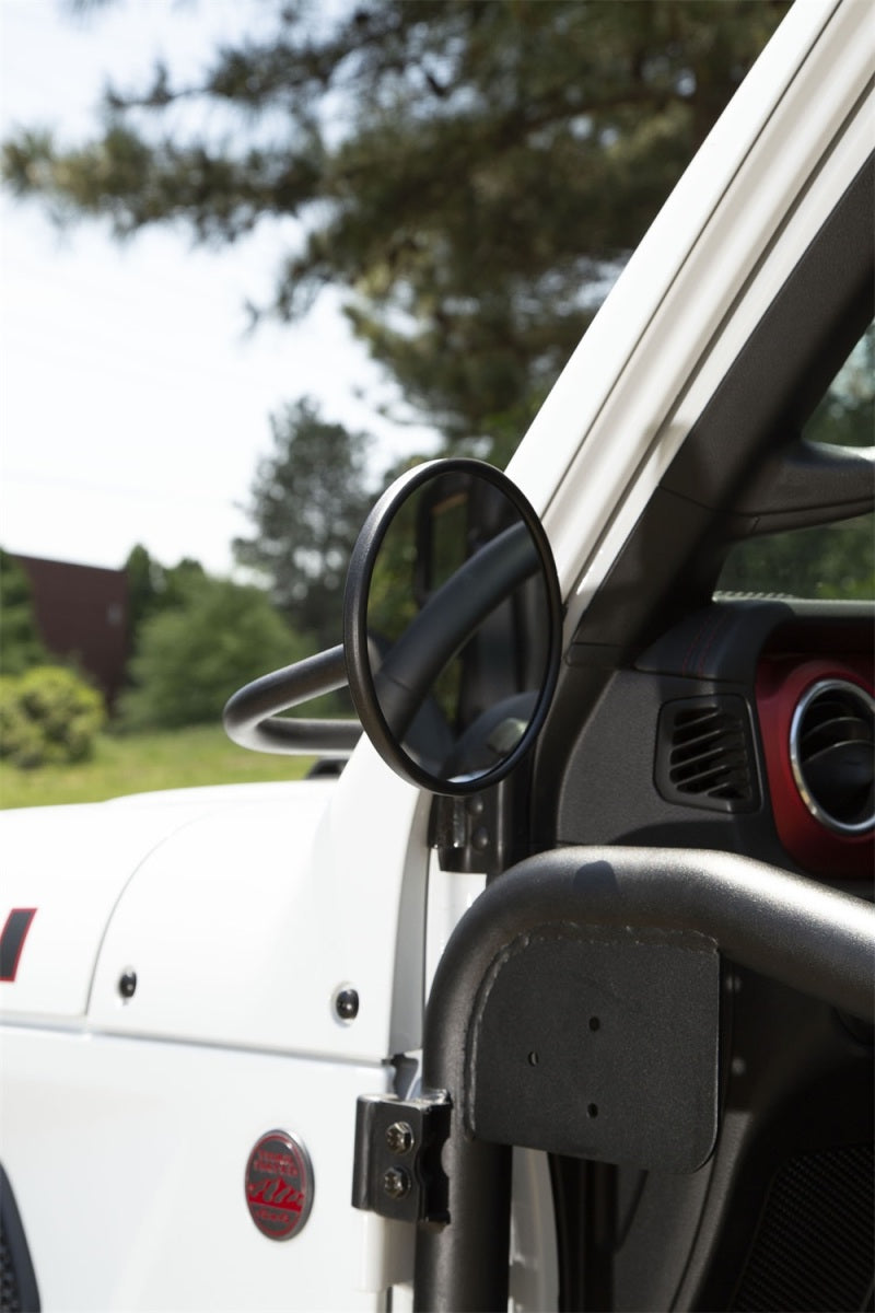 Rugged Ridge 18-20 Jeep Wrangler JL/JT Round Trail Mirror Kit - 11025.25 for 2018-2026 Jeep Wrangler - detail view