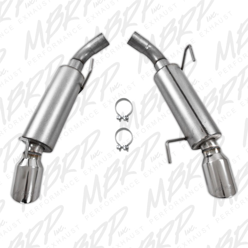 MBRP 05-10 Ford Mustang GT 5.0/Shelby GT500 Dual Mufflers Axle Back Split Rear AL - S7200AL