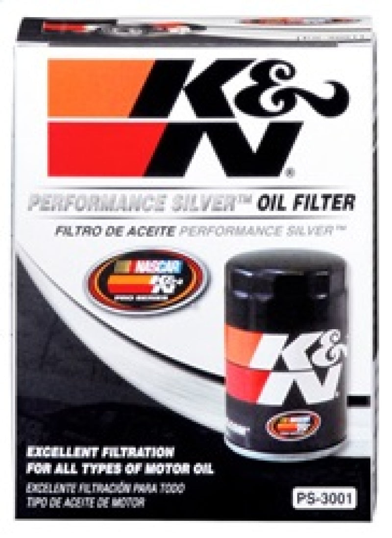 K&N Oil Filter for Ford/Audi/VW/Toyota/Mercury/Mazda/Nissan/Dodge/Lincoln/Volvo 3.656in OD - PS-3001