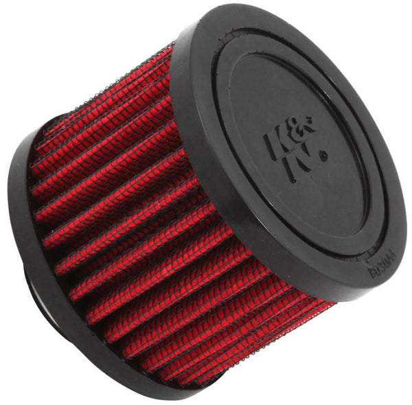 K&N 1 inch ID 3 inch OD 2.375 inch H Rubber Base Crankcase Vent Filter - 62-1410 by K&N Engineering - front view