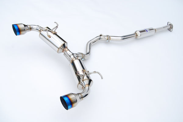 Invidia 12+ Subaru BRZ / Toyota 86 N2 60mm Single Layer Titanium Burnt Tips Cat-Back Exhaust - HS12SST6N21GT for 2013-2025 Su