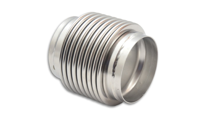 Vibrant SS Bellow Assembly w/ Solid Liner 3.5in ID x 4in overall L Electro Polished - 68935