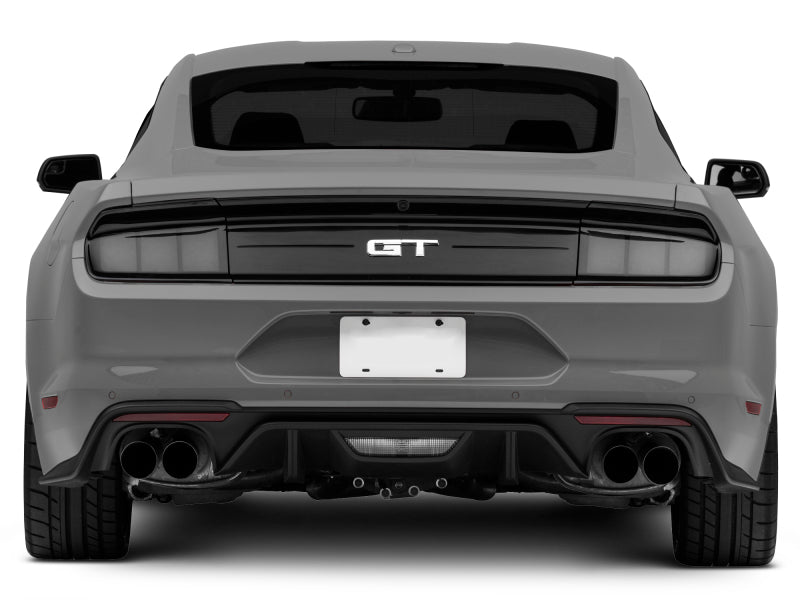 Raxiom 15-22 Ford Mustang Profile LED Tail Lights - Gloss Black Housing (Smoked Lens) - 402183