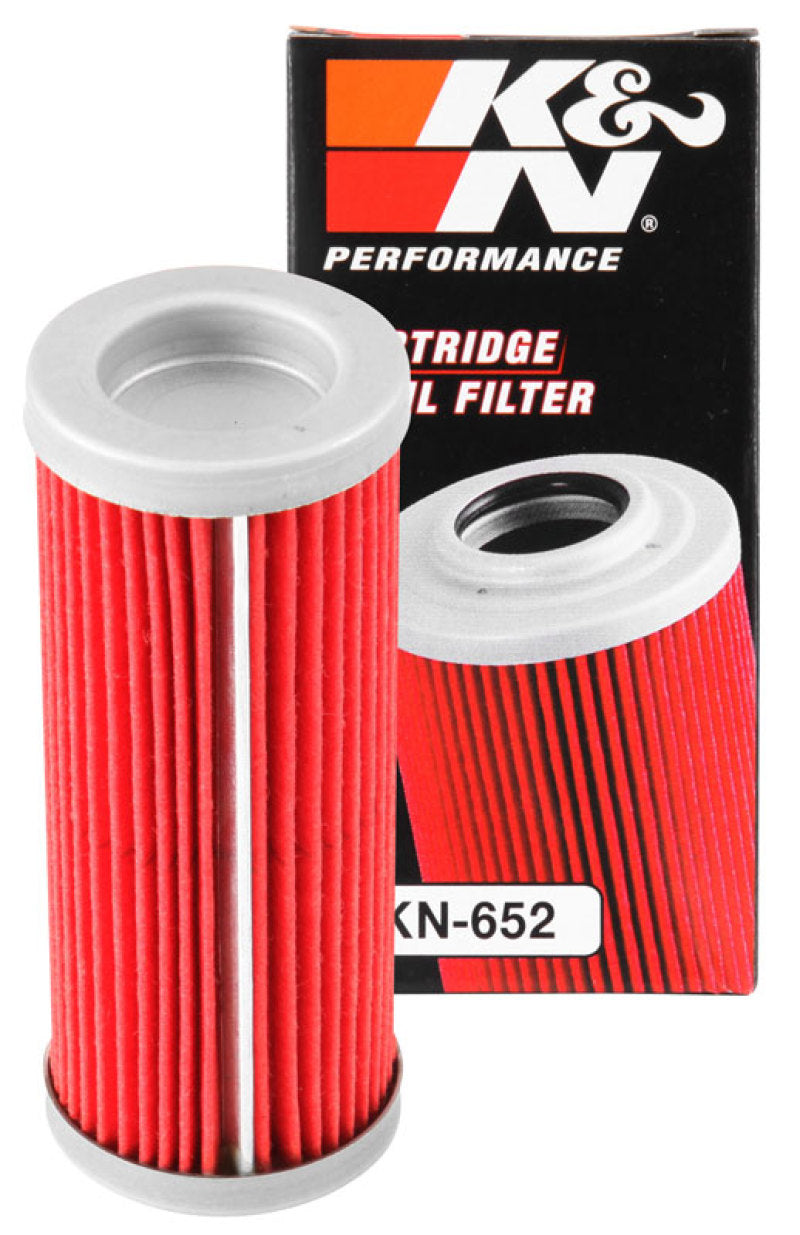 K&N 1.313in OD x 3.438in H Oil Filter - KN-652