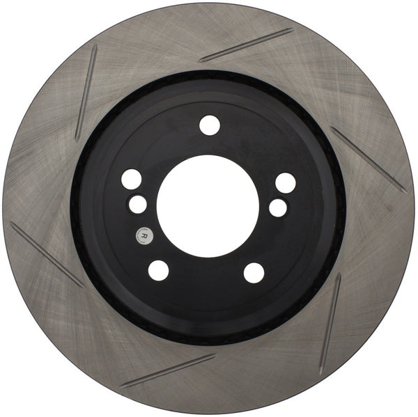 StopTech Power Slot 01-07 BMW M3 (E46) / 00-04 BMW M5 (E39) Rear Right Slotted Rotor - 126.34054SR for 1999-2006 BMW 3 Series